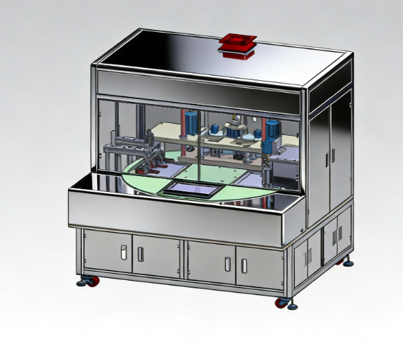 轉(zhuǎn)盤式真空封口補封切邊機