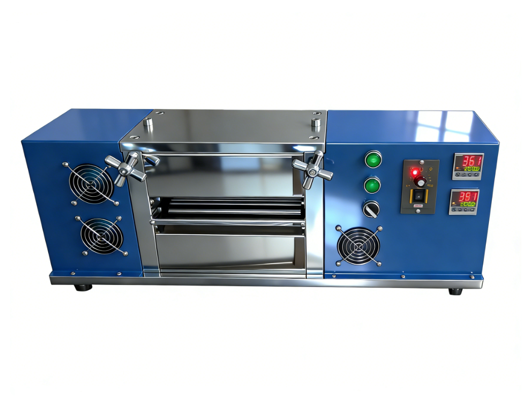 加熱電動(dòng)立式對(duì)輥機(jī)   寬度150mm